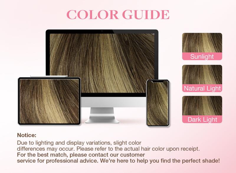 GOO GOO Invisi Edge Tape in Hair Extensions Straight Human Hair, 14inch-24inch 20pcs 50g, Seamless Injected Tape, Virgin Remy Hair, Natural Look