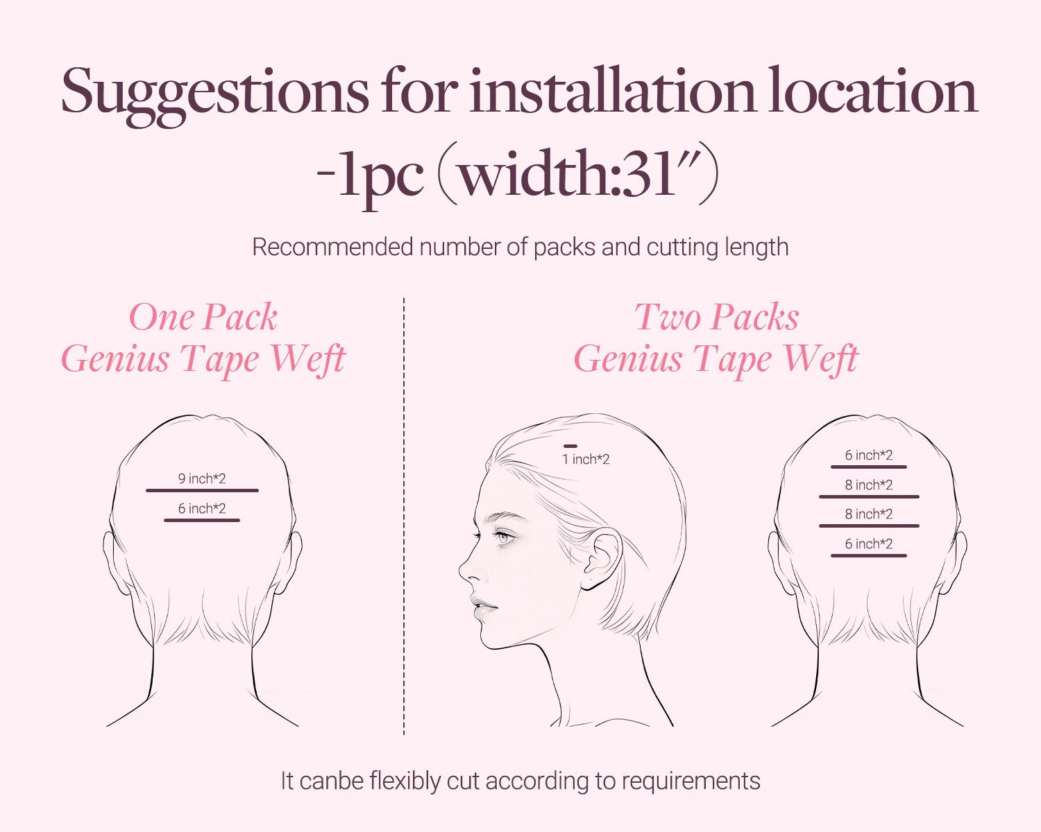 GOO GOO Tape In Weft Hair Extensions,Genius PU Long Weft premium tape wefts,14-24 Inch Real Human Hair Remy Human Hair for Natural Look & Volume#Greenish#TikTokShopSpringGlowUp