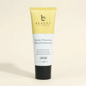 Beauty by Earth Barrier Protection Mineral Body Sunscreen SPF 50 - Hydrating No White Cast SPF Protection for Sensitive Skin Beauty by Earth Barrier Protection Mineral Body Sunscreen SPF 50 - Hydrating No White Cast SPF Protection for Sensitive Skin