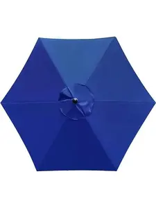7.5ft Patio Umbrella Replacement Canopy Market Umbrella Top Outdoor Umbrella Canopy with 6 Ribs