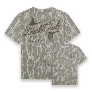 Riley Green Duck Club Real Tree Classic Camo Dri-Fit Tee – Performance Hunting Shirt Original Bottomland, Hunting 3D Tee, Gift For Him, Gift For Dad, Gift For Dad, T shirt 3D Camo, Style T Shirt 3D Camo, Camo Shirt 3D