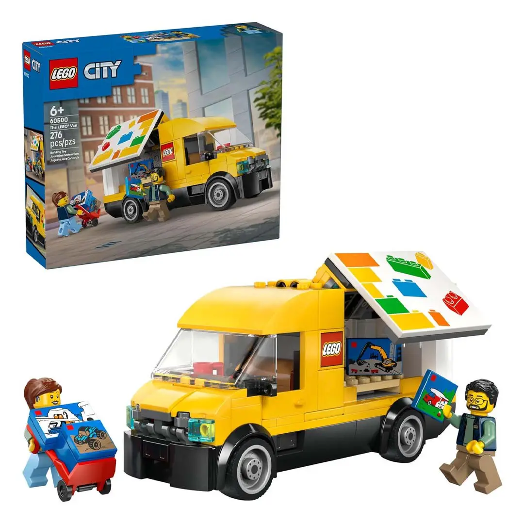 LEGO City The Van (60500) Buildable Brick Kit, Classic Building Toy for Kids