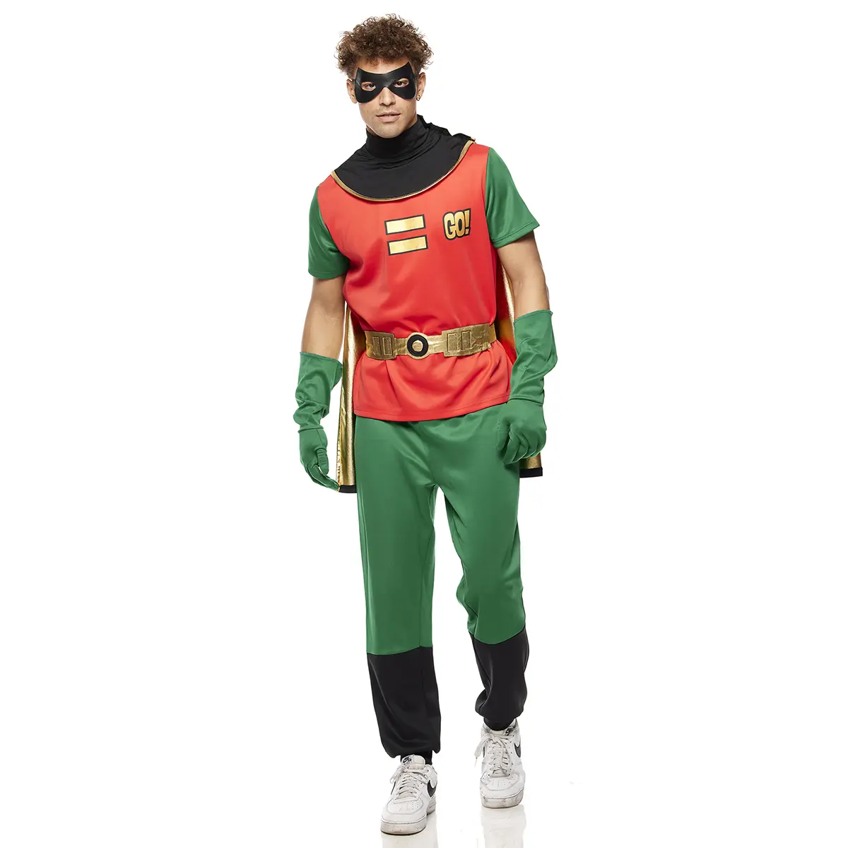 Forplay Women's Halloween Titan Leader 6-Piece Men's Comic Book Character Costume