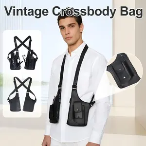 【2026 New Model】Adjustable Underarm Shoulder Bag for Men and Women- Anti-theft Hidden Storage for Cell Phones and Other Hunting and Outdoor Gear, Premium Leather，Christmas first choice， best holiday gift