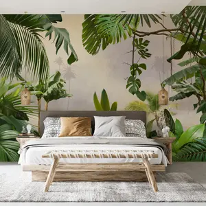 Mural Rainforest Wallpaper - Mangrove Forest Wallpaper