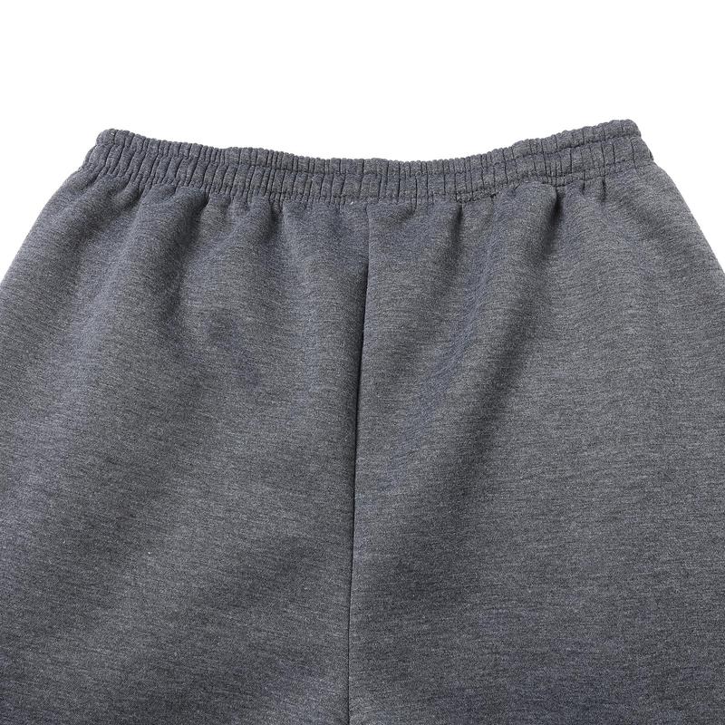 Men's Solid Color Drawstring Waist Joggers Winter Fleece Lined Thick Pocket Casual Trousers, Men's Solid Color Drawstring Fleece Pants, Thick Pockets, Casual Trousers, Men's Warm Drawstring Pants, Stylish Minimalist Zipper Warm Pants