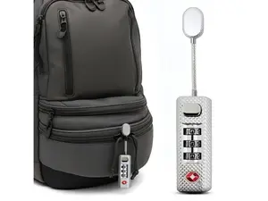 TSA-Approved 3-Digit Combination Zipper Luggage Lock
