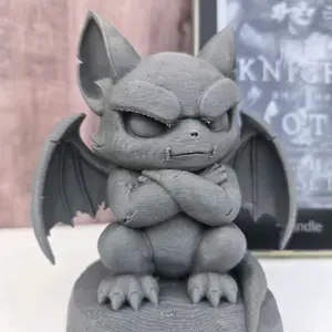 Bartholomew the Gargoyle 3d bookshelf decor