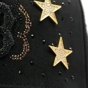 Anniversary Gold Snapback Hat with Rhinestones for Men and Women Adjustable Fit Versatile Use Classic Look