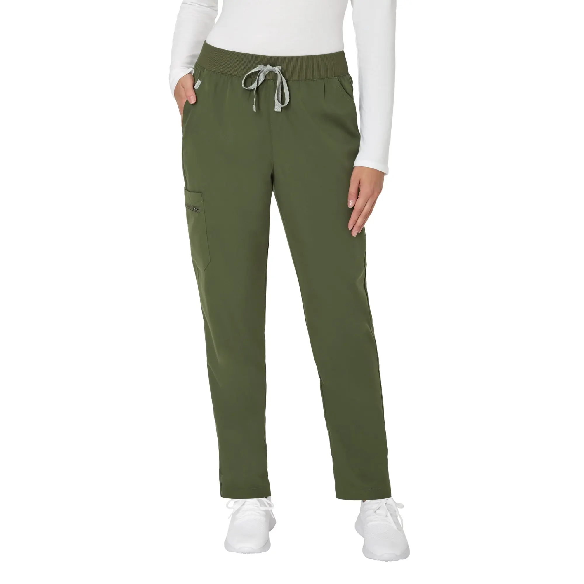 Hanes Womens Hanes Women's Scrubs Drawstring Scrub Pants, Premium, Straight Leg, Pockets, Size M 8/10