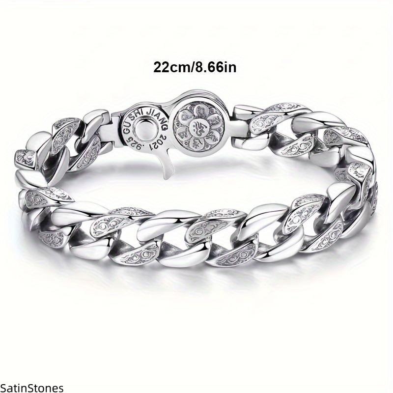 S925 silver-plated rotating fashion bracelet - the perfect accessory for everyday wear, an ideal gift for friends and family, and also suitable for women.