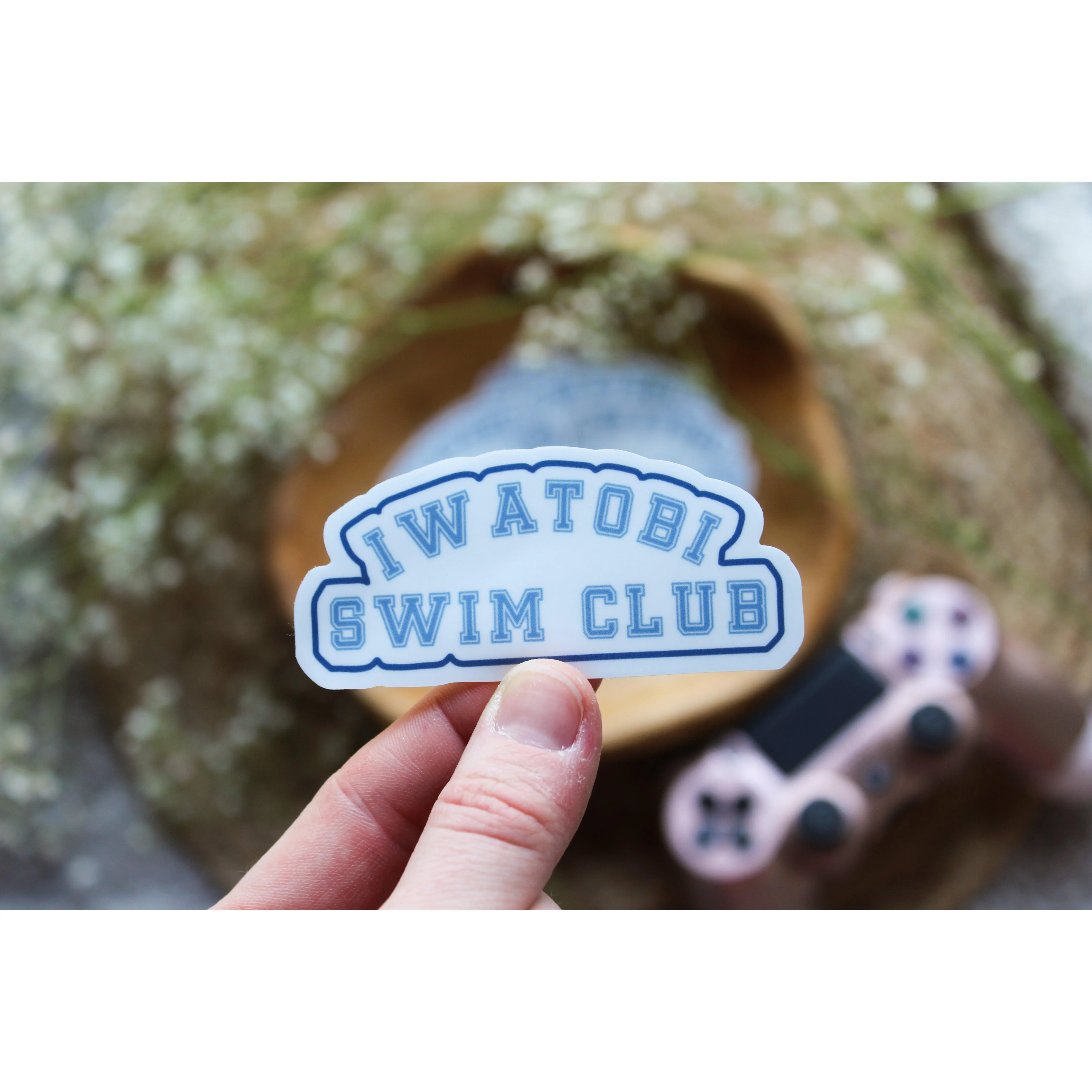 Iwatobi Swim Club 3" Vinyl Stickers | Clear and Solid | Anime Fan Sticker | Otaku Sticker | Boys Love | Sports Anime | 1.5" x 3"