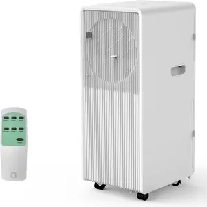 10000 BTU Portable Air Conditioner | Cools Up To 215 Sq.Ft | 3-in-1 AC Unit with Fan, Dehumidifier & Sleep Mode | Remote Control, 24H Timer & Window Kit Included