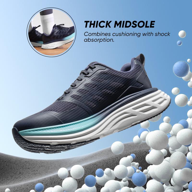 NORTIV 8 [ActiveFloat] Women's Walking Shoes Cushion Running Tennis Shoes Non-Slip Comfortable Breathable Workout Gym Sports Athletic Sneakers