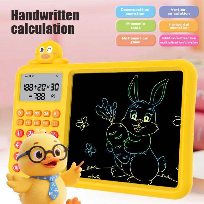 Interactive STEM Math Toy for Kids,Fun Electronic Learning Game to Erase & Practice Addition Subtraction Multiplication Division,Build Thinking & Calculation Skills,,Perfect Educational Gift for Home or Travel