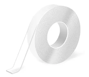 10FT Double-Sided Adhesive Mounting Tape, Removable, Transparent, 1 Pack