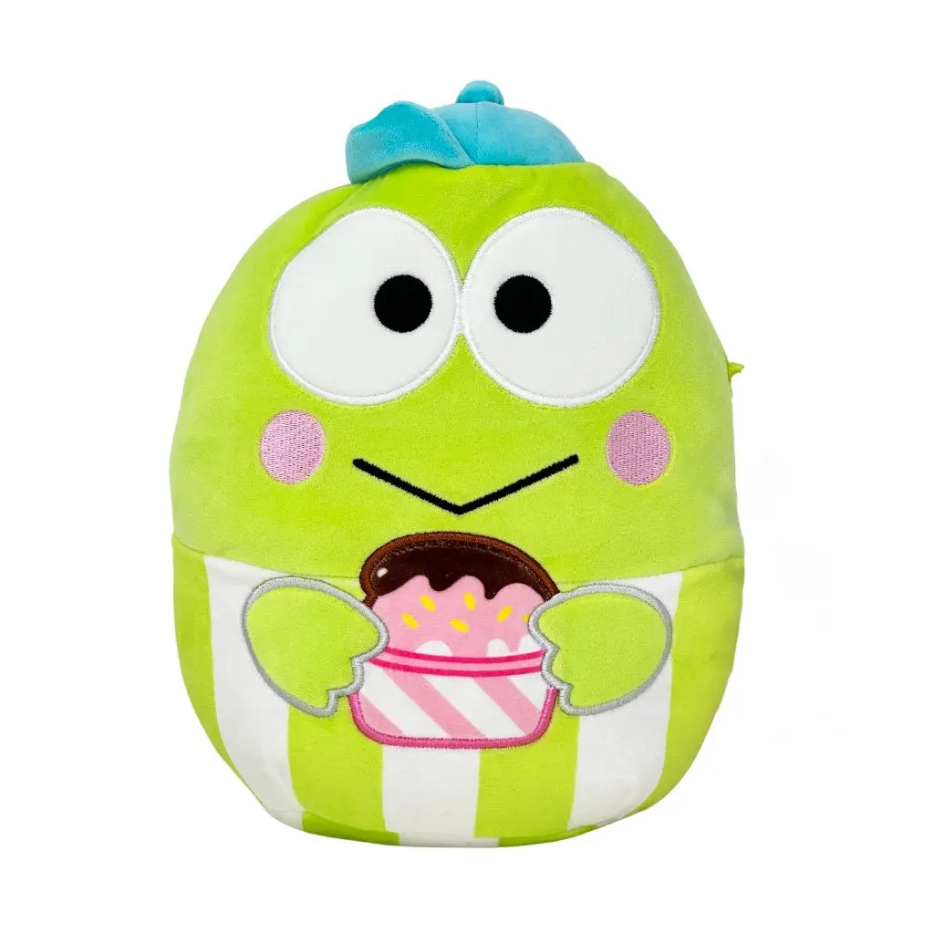 Squishmallows 8" Sanrio Food Truck Keroppi Cupcake Plush Toy, New Collectible Entertainment Plushie, Stuffed Animal, Stuffed Animals