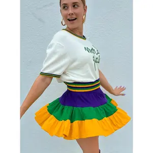 Color Block Adult Skort