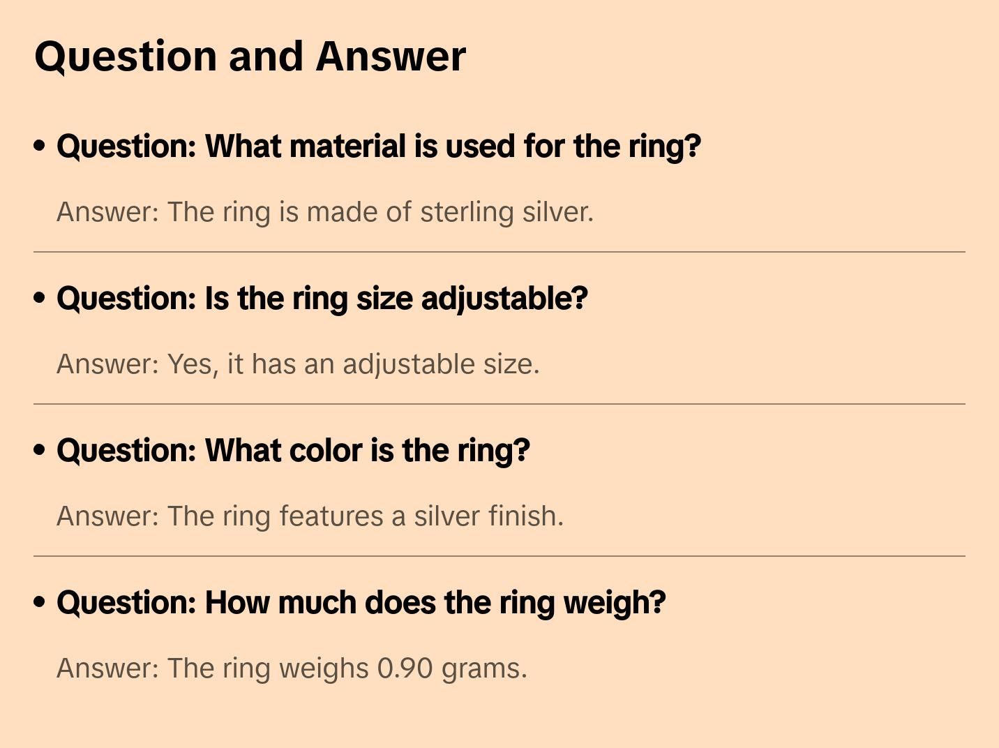 Vine Design Knuckle Ring