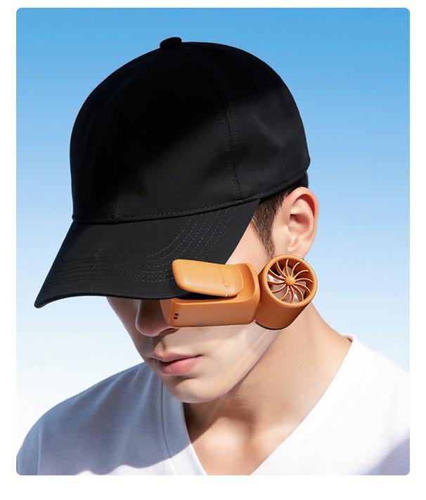 Mini Portable Handheld Clip Fan, 3-in-1 Rechargeable 3000mAh Battery, 5 Speeds, 180° Adjustable Airflow, USB Cooling, Perfect for Travel, Office, and Personal Use - Protection