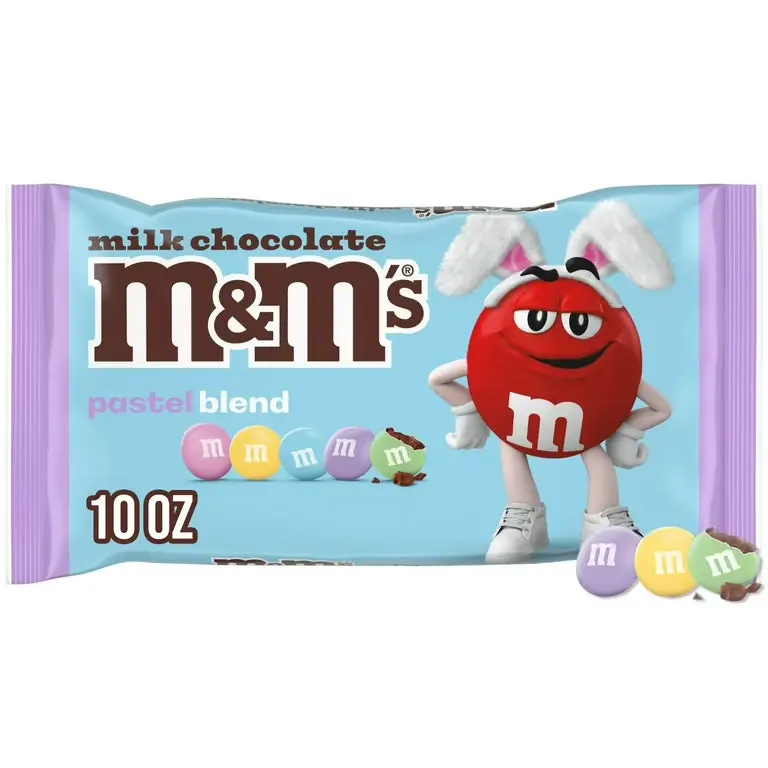 M&M's Classic Milk Chocolate Easter Candy - 10 oz Bite-Size Snacks with Candy Shells, Festive Pastel Colors, Fun Easter Twist, Contains Milk, Holiday Treats for All Ages M&M's Classic Milk Chocolate Easter Candy - 10 oz Bite-Size Snacks with Candy Shells, Festive Pastel Colors, Fun Easter Twist, Contains Milk, Holiday Treats for All Ages