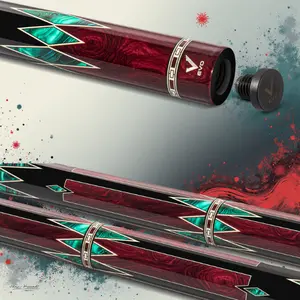 EVO MEG POOL CUE - CRIMSON JAW