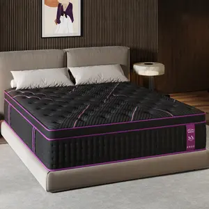 12/14Inch Mattress Twin Full Queen King Bed Size Memory Foam - Ergonomic Design Medium Firm Hybrid Mattress, Luxurious Comfort With Pocket Springs Gel Memory Foam