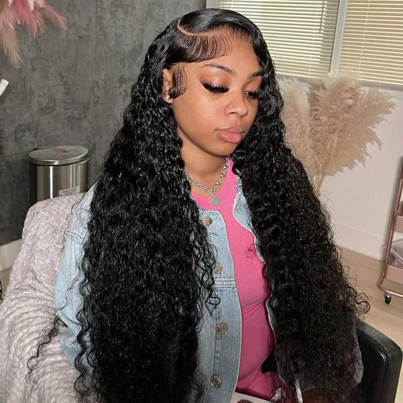 [Valentine's Day Essential] Wiggins Hair Glueless Loose Deep Wave Wig Side Part & Middle Part 6*8 Lace Closure Wigs Human Hair With Adjustable Drawstring Ready To Go And 7*4 Wig Pre Plucked 13x4 Lace Front Wigs