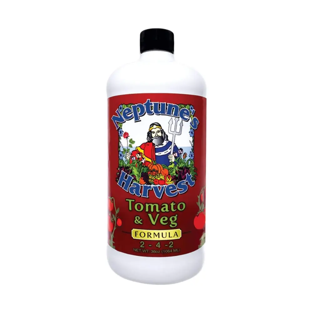 Neptune's Harvest Tomato & Veg Fertilizer 2-4-2 36 oz Organic Plant Fertilizer for Maximum Growth & Healthy Plants