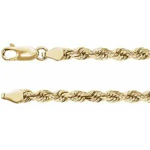 Men’s 14K Yellow Gold Rope Chain