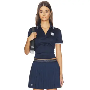 Lacoste Tennis Performance Top in Navy Blue Lacoste Tennis Performance Top in Navy Blue
