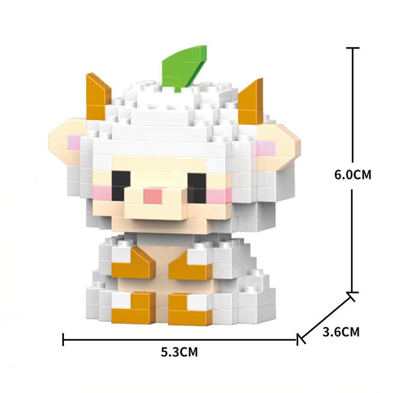 Spring Zoo Party (Kitten) DIY Figurine - Quirky Holiday Decor for Desk, Shelf, or Easter Display small building block tiktok of fidgets Spring Zoo Party (Kitten) DIY Figurine - Quirky Holiday Decor for Desk, Shelf, or Easter Display small building block tiktok of fidgets