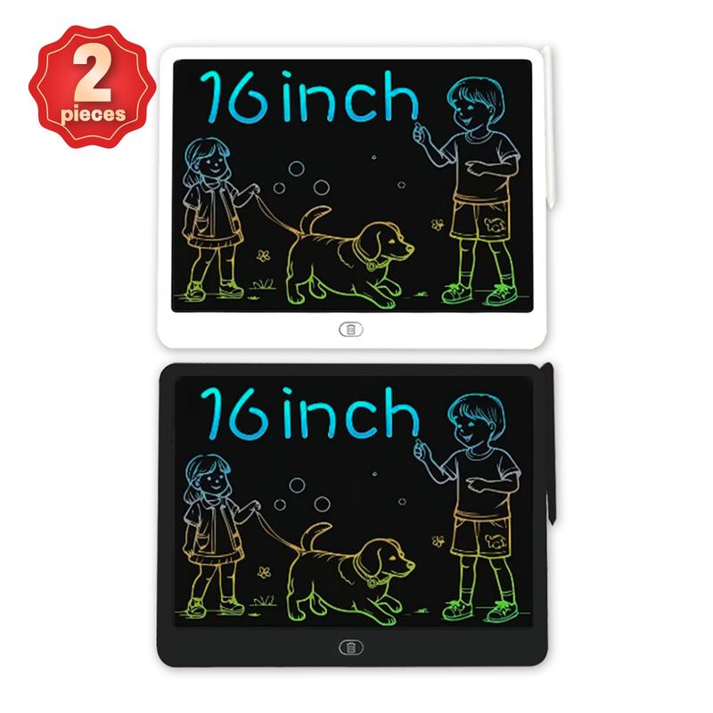 16-inch Oversized Screen Children's LCD Handwriting & Drawing Board One-click Clear Writing Practice Tablet Doodle Board for Kids Ideal Writing & Doodling TikTok Hot Item Fun Educational Tool