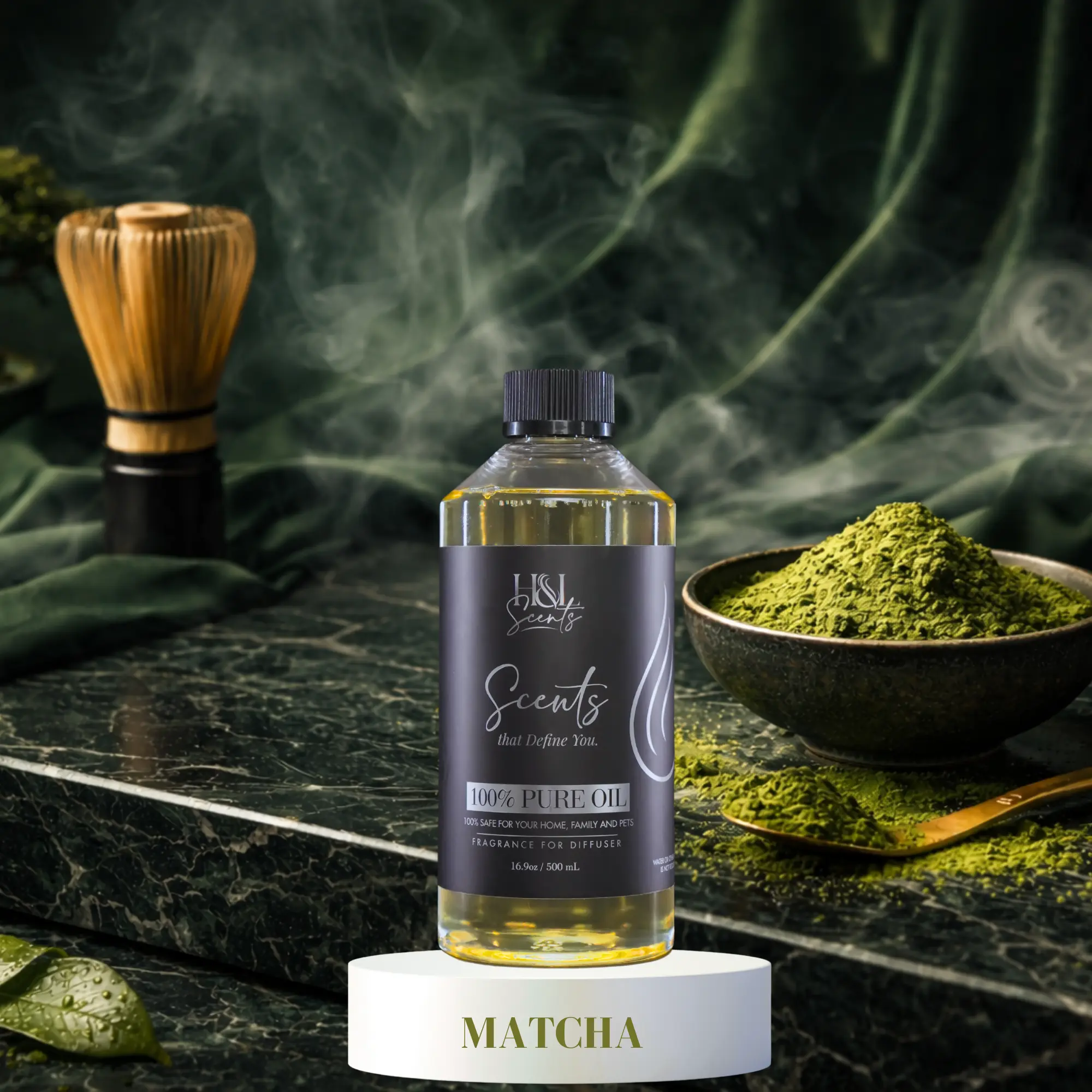 Matcha | 100% Pure Oil Fragrance for Diffuser by H&L Scents Aromatic Citrusy Woody Perfume