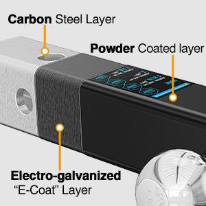 Nilight Shackle Hitch Receiver 2Inch 45000 LBs Breaking Strength 3/4" D Ring Shackle w/Trailer Hitch Pin Heavy Duty Solid Recovery Towing Kit for Trucks Jeeps Off Road Ball Mount