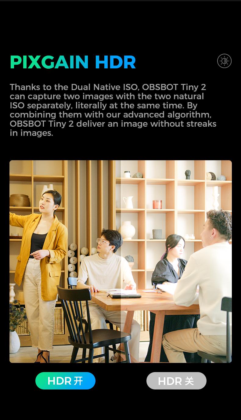 【Hot!!!】OBSBOT Tiny 2 Webcam 4K Voice Control PTZ, AI Tracking Multi-mode & Auto Focus, Web Camera with 1/1.5" Sensor, Gesture Control, 60 FPS, HDR Light Correction, Webcam for PC, Streaming, Conference wyze wirelesscamera videogames