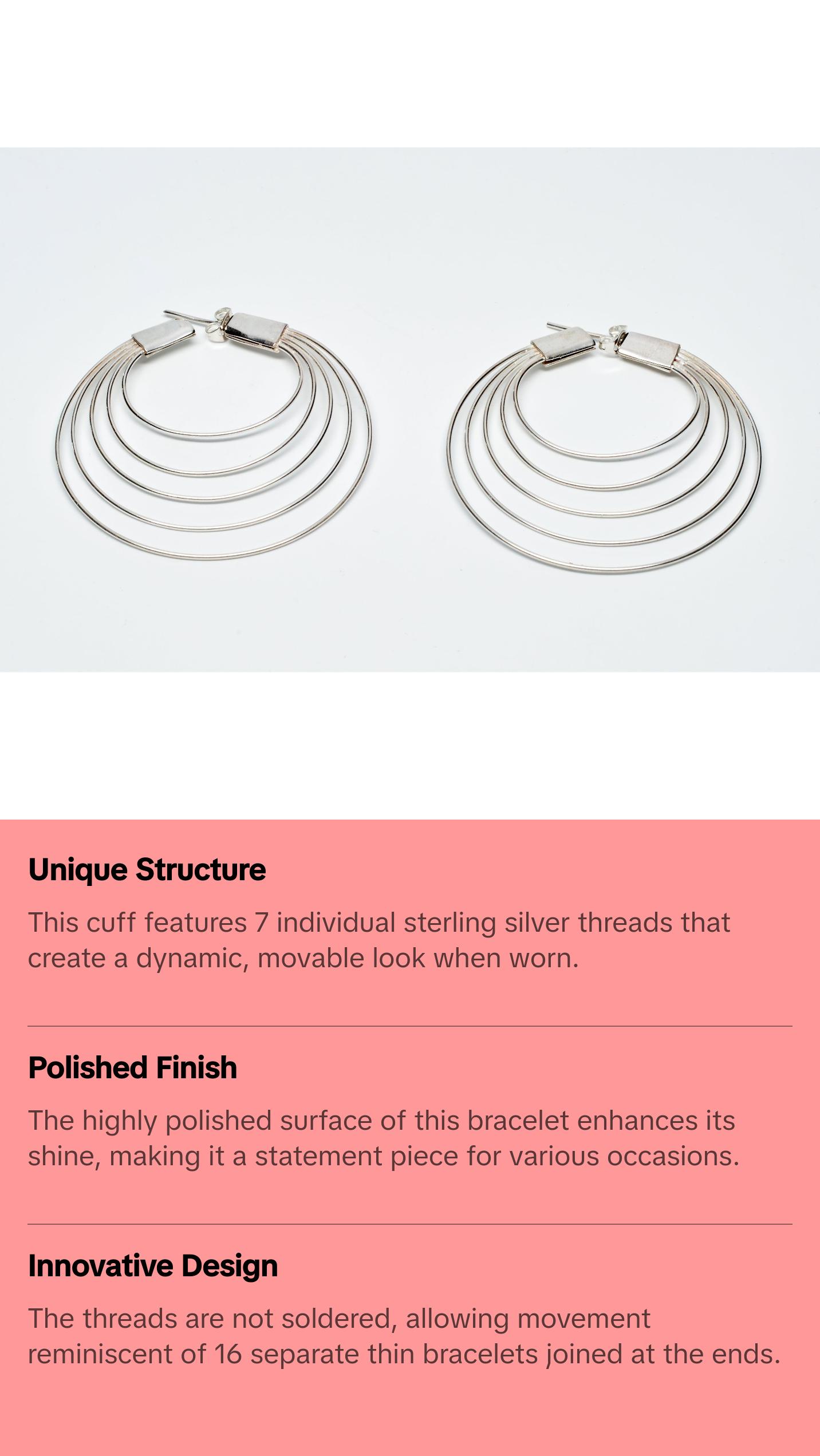 7 Silver Threads Cuff