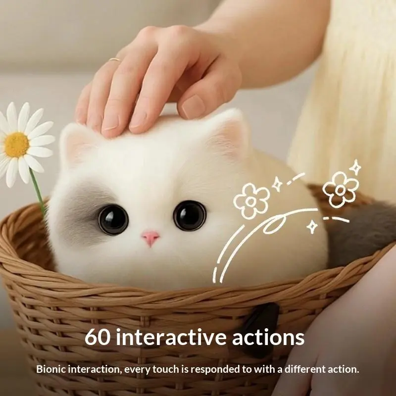 WALULU Cat AI Talking Toy Emotional Companion Plush Doll Children Trendy Gift Electronic Pet Interactive Plaything