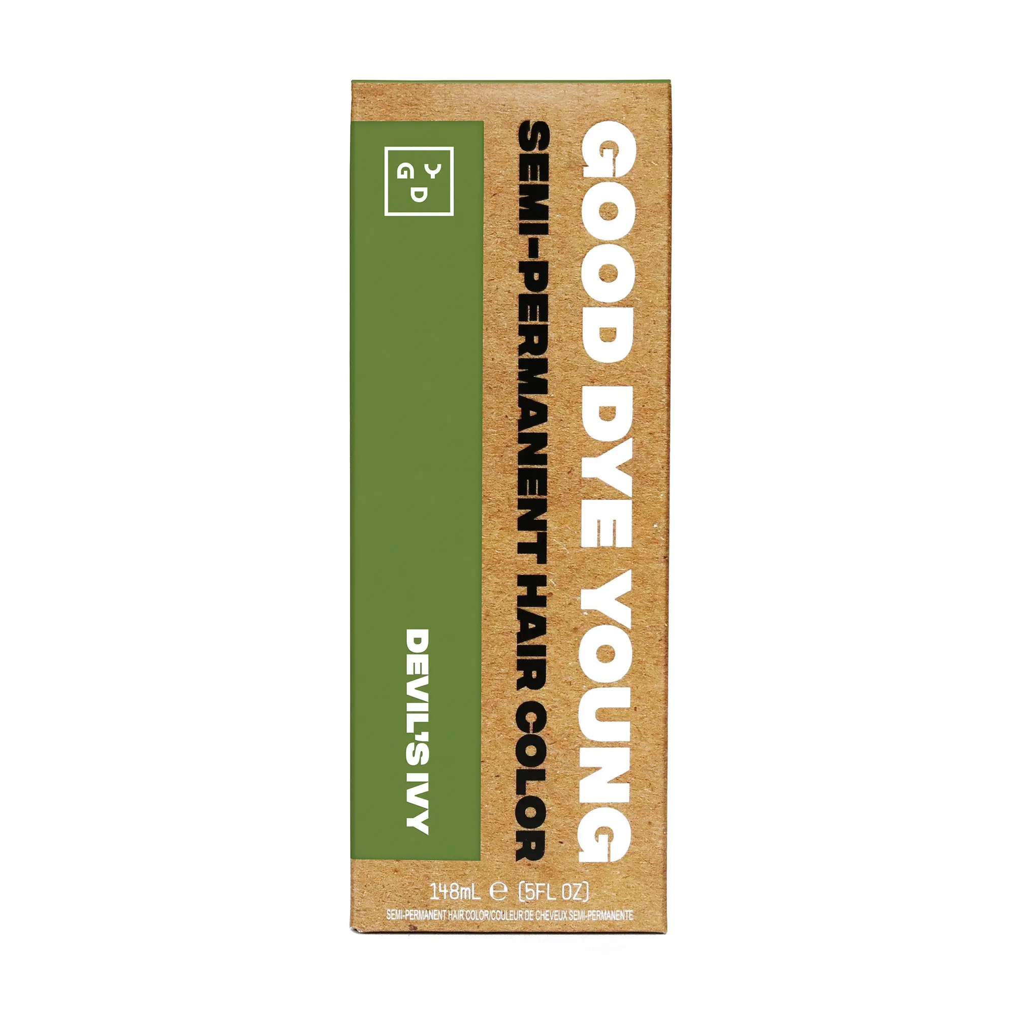 Good Dye Young Devil's Ivy Semi-Perm Hair Dye Cream Mossy Green Color