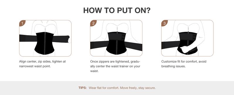 FeelinGirl Women Long Torso Sauna Workout Double Belts Neoprene Sports Waist Belt Corset Waist Cincher Zipper Trimmer Womenswear FeelinGirl Women Long Torso Sauna Workout Double Belts Neoprene Sports Waist Belt Corset Waist Cincher Zipper Trimmer Womenswear