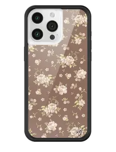 Wildflower Cases - Brown Floral, Limited Edition iPhone Case | Accessories Durable Chocolate Dainty Earthy Fall Aesthetic Cover Protective