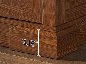 【SPRING GLOW UP】ONBRILL Sideboard Buffet Cabinet with Storage, 63" Large Credenza Kitchen Storage Cabinets with Drawer and Door, Wood Coffee Bar Table with Adjustable Shelf for Living Room, Kitchen, American Retro