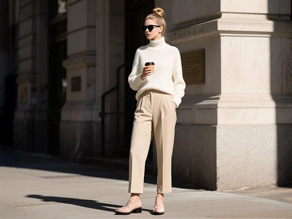 Dream Pairs Women's Round Toe Chunky Mid-Heel Slip-On Loafers - Casual PU Shoes