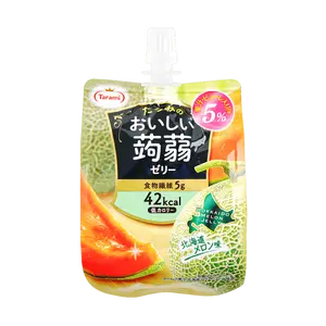 TARAMI Hokkaido Melon Konjac Jelly Drink - Low Calorie, Fat-Free, 150g