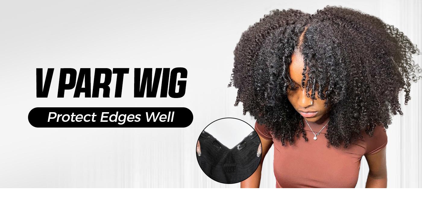 OQ HAIR Afro Curly V Part Wig 180% 250% Density No Leave Out Thin Part Human Hair Wigs 0 Skill Needed Glueless Wig Beginner Friendly #TikTokShopBlackFriday OQ HAIR Afro Curly V Part Wig 180% 250% Density No Leave Out Thin Part Human Hair Wigs 0 Skill Needed Glueless Wig Beginner Friendly #TikTokShopBlackFriday