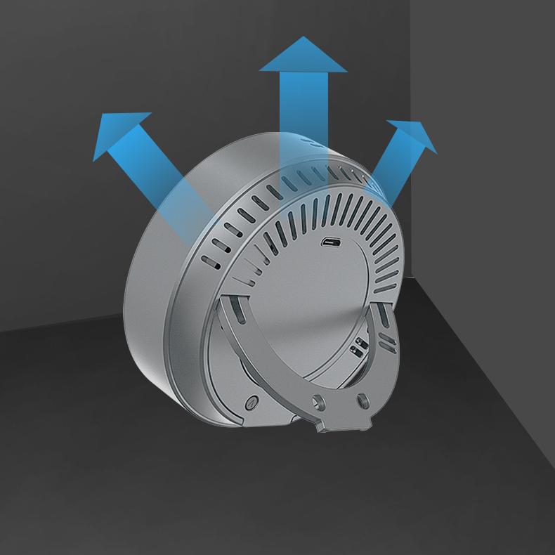 PROTMEX Tuya Wifi Bluetooth Thermometer Hygrometer Date Time Alarm Multifunctional with Smart Life APP Temperature Humidity