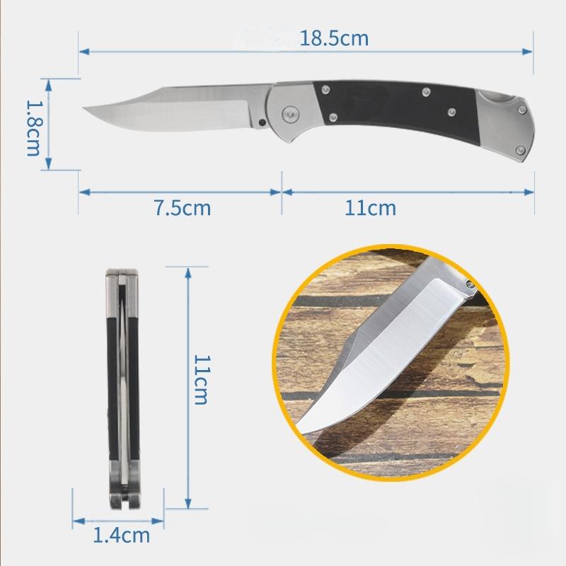 112 Folding Knife – Compact EDC Pocket Knife for Camping, Hiking & Everyday Carry, Durable Blade & Gift for Men