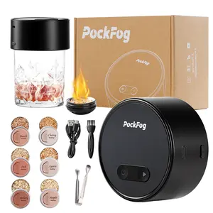 PockFog-Easy Use Cocktail Smoker | 6 Wood Chips | Rich Flavor for Old Fashioned -Unisex