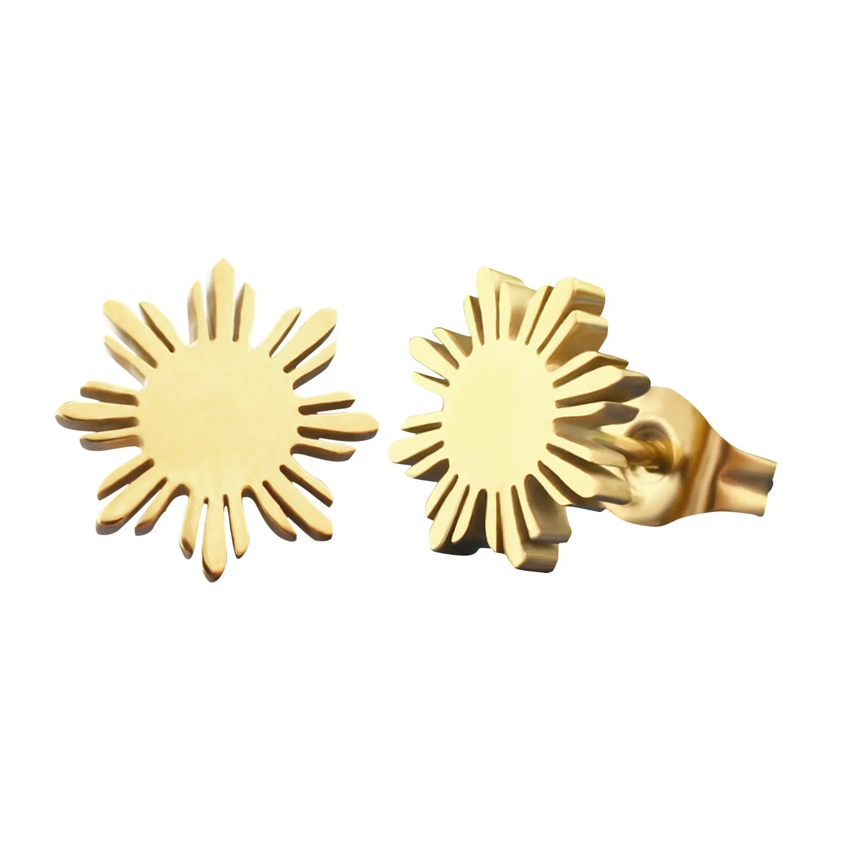 Philippine Sun Stud Earrings – Filipino Heritage Jewelry