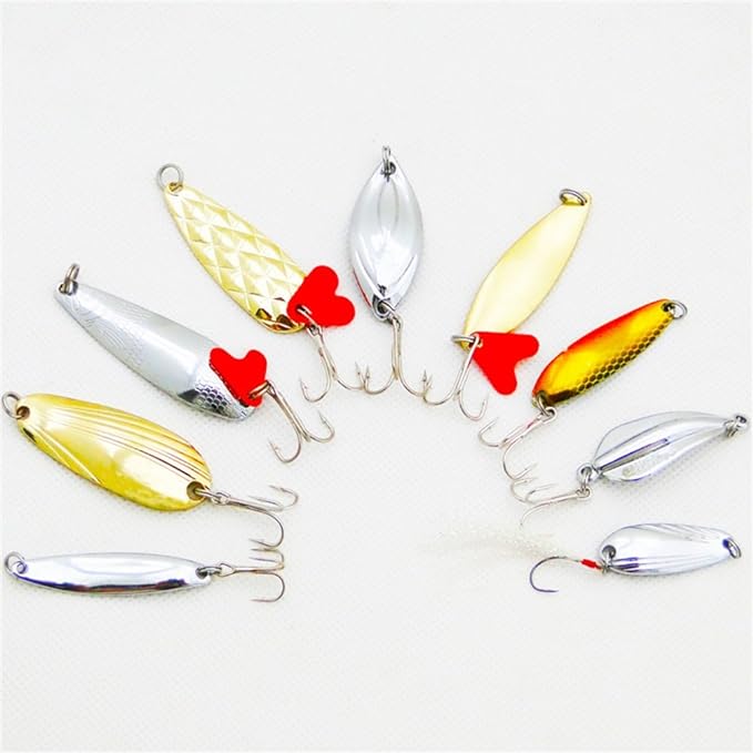 SUNDAY MIRTH 275Pcs Fishing Lure Set Kit Soft and Hard Lure Baits Tackle Set Bionic Bass Trout Salmon Minnow Popper Crank Rattlin Pencil Plastic Topwater Frogs Lure Metal Lures Spinner